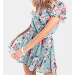 Francesca floral romper